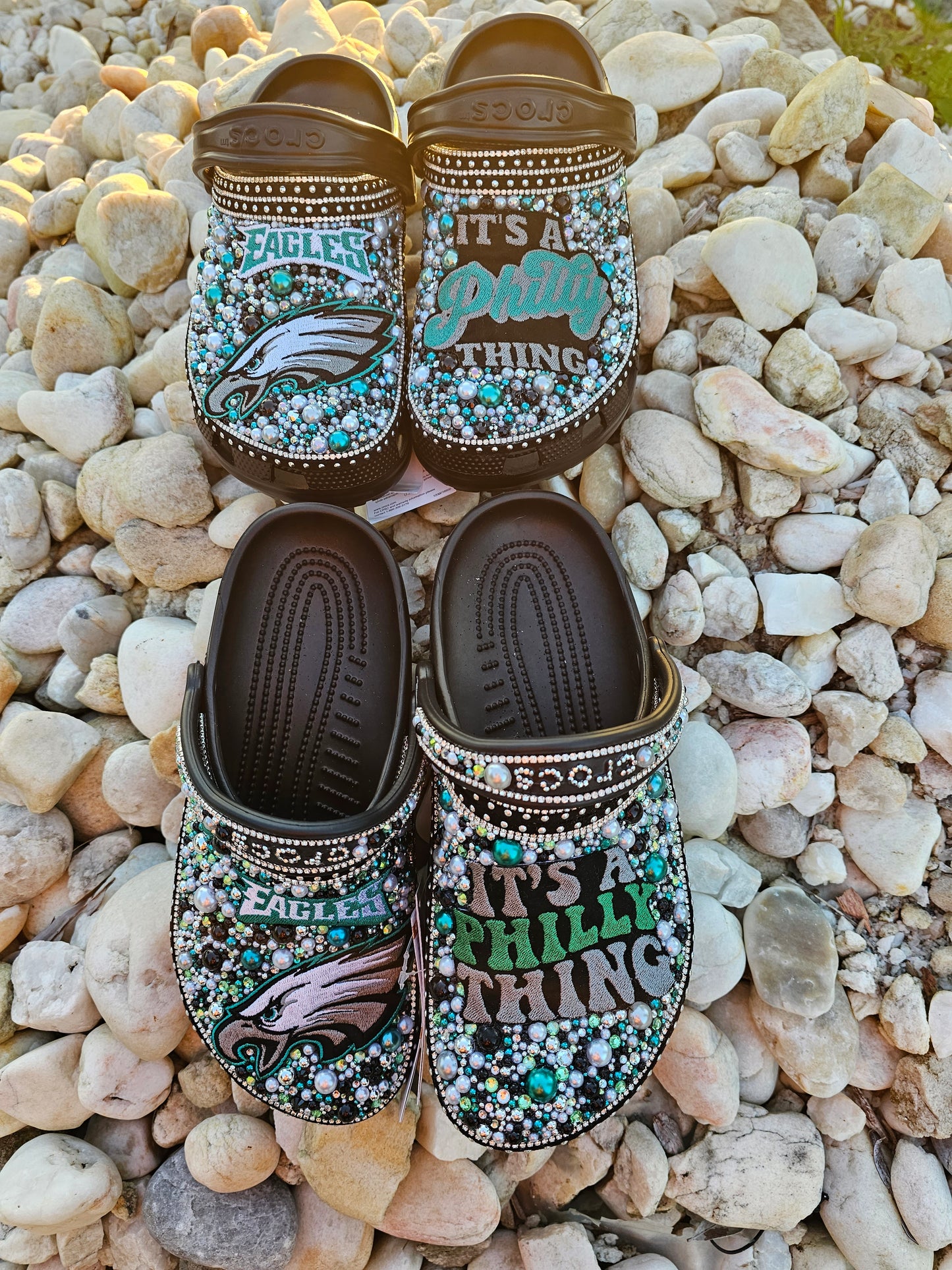 Womens NFL theme crocs