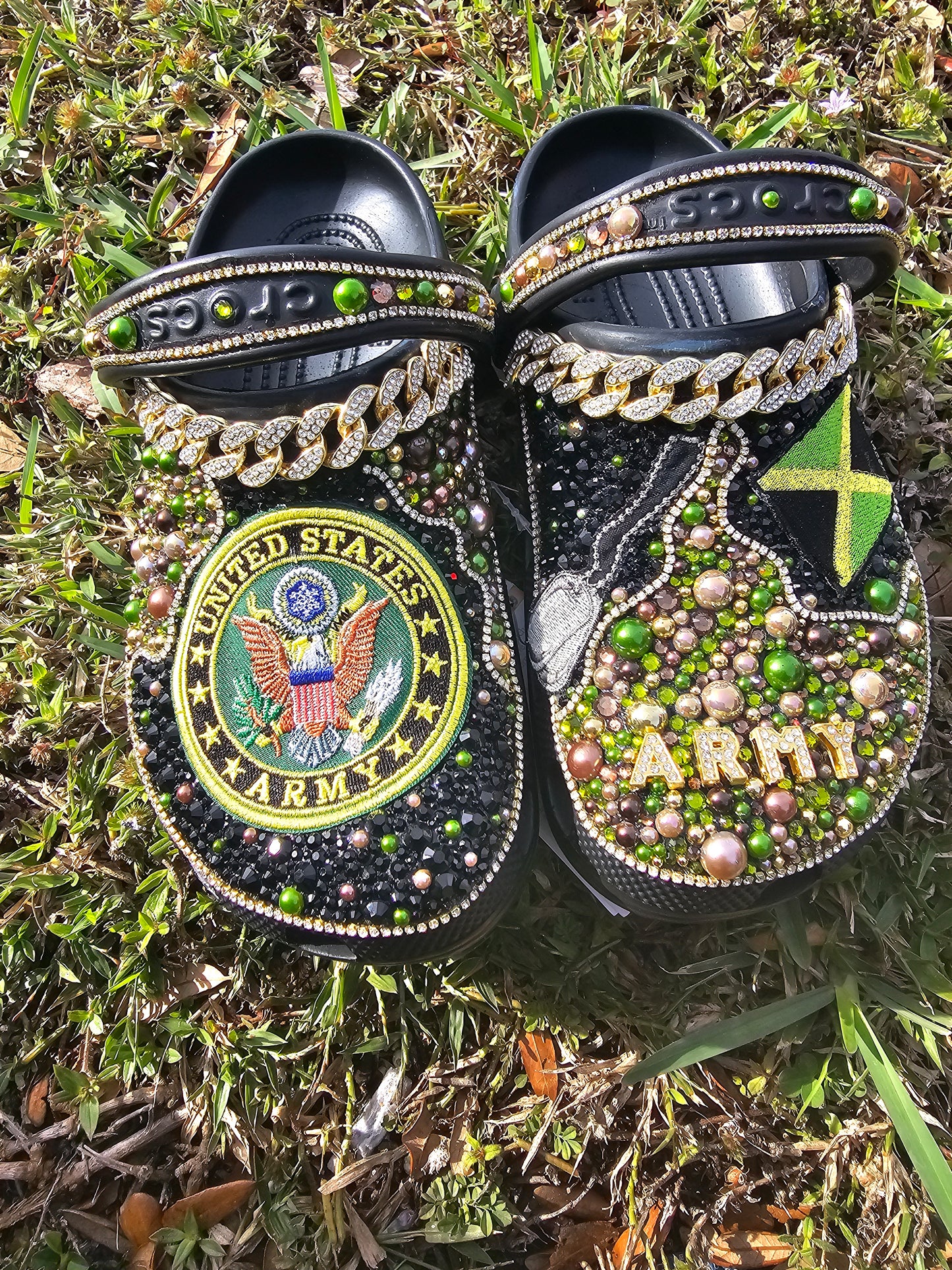 None designer crocs