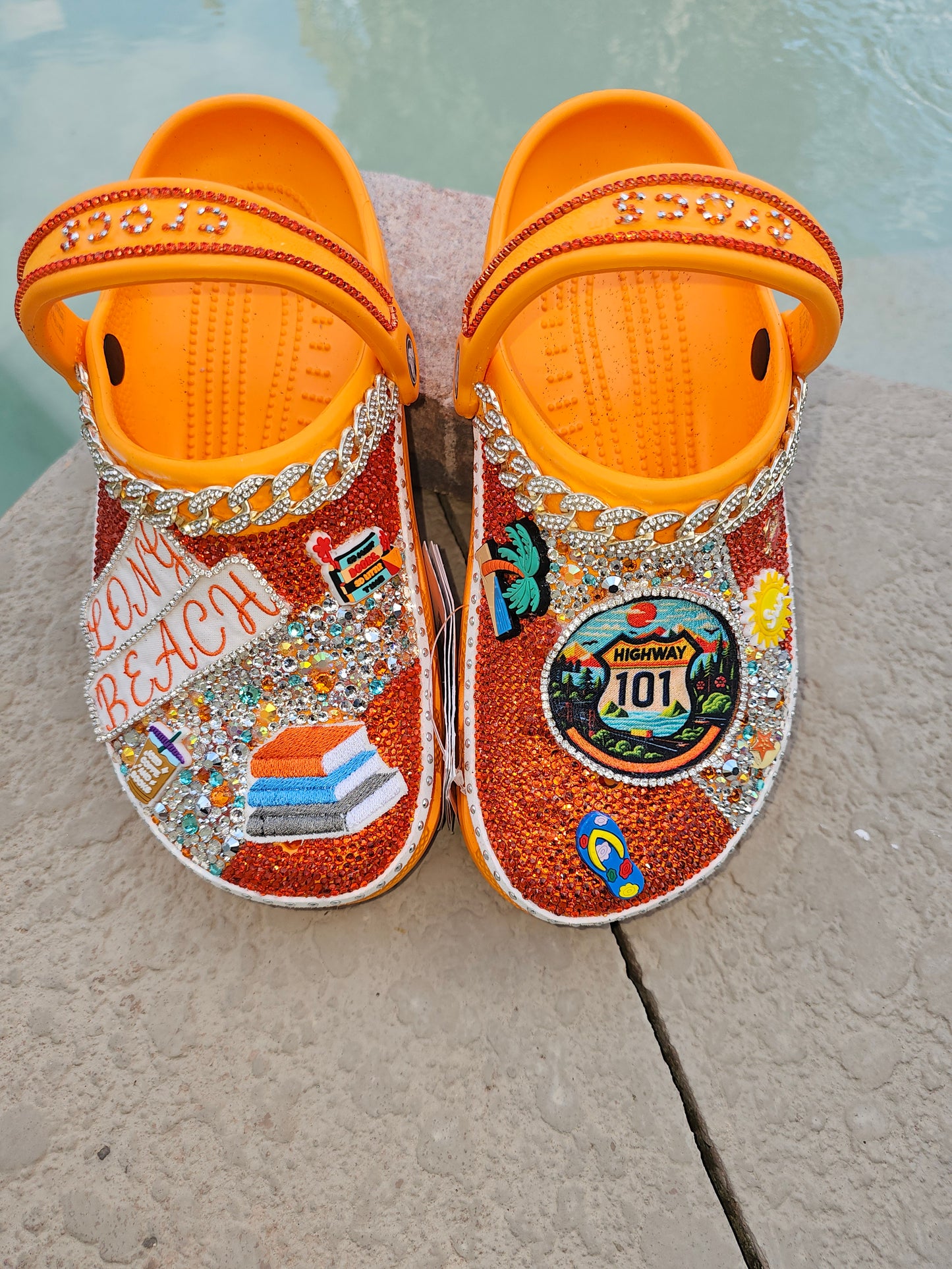 None designer crocs