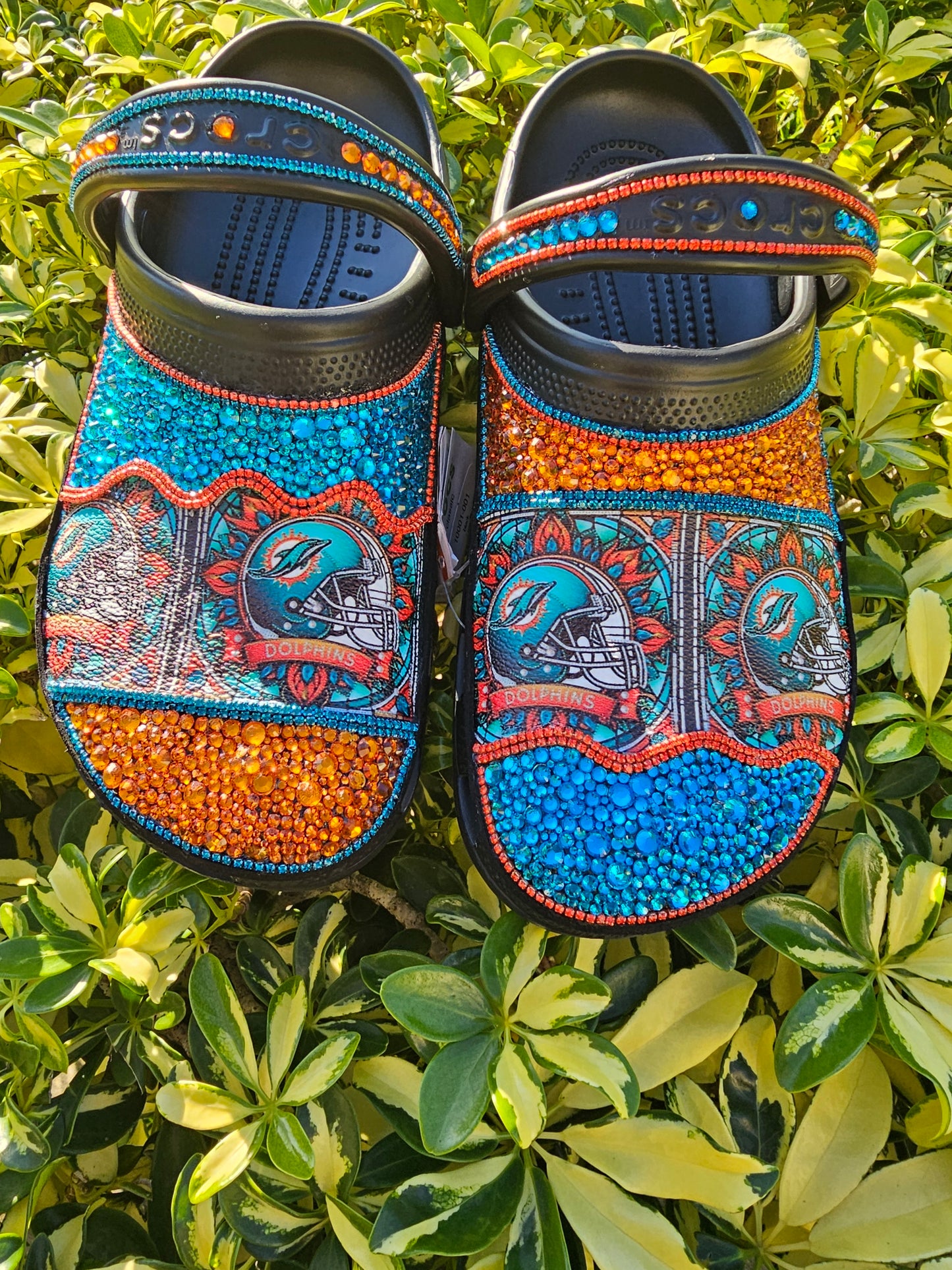 Womens NFL theme crocs