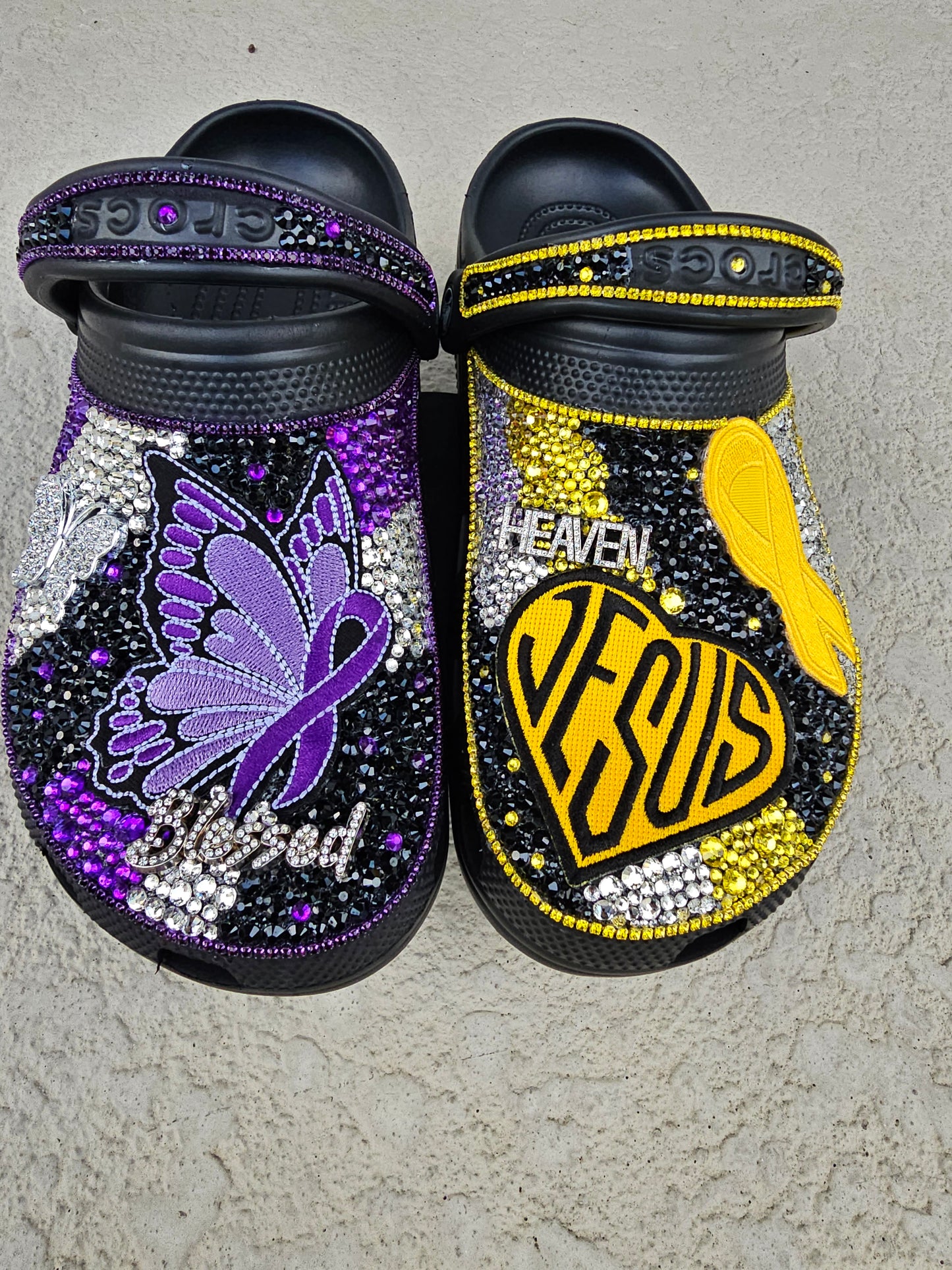 None designer crocs