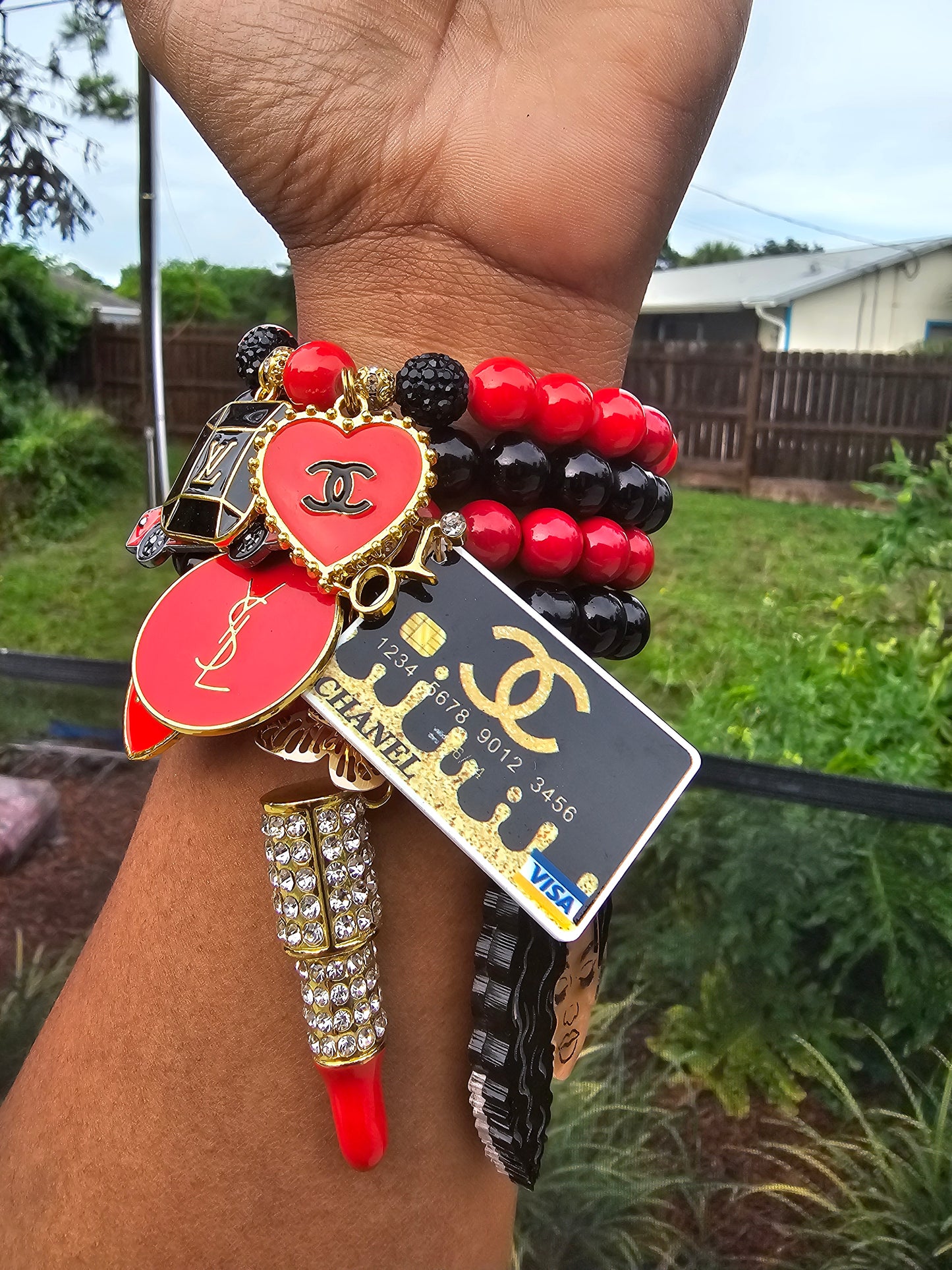 Red & black 5 stack