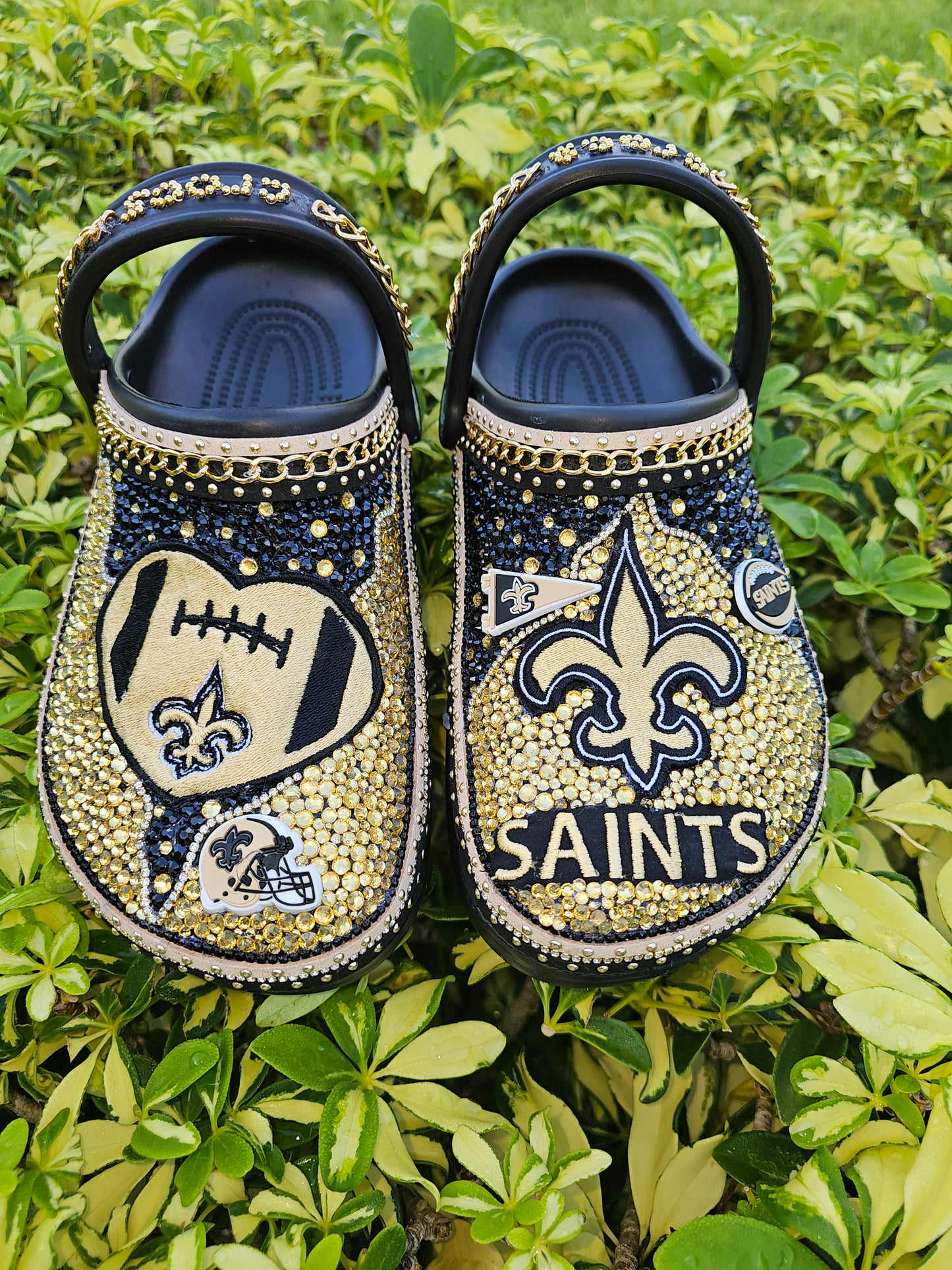 Womens NFL theme crocs