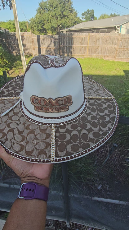 Mixed breed coach fedora